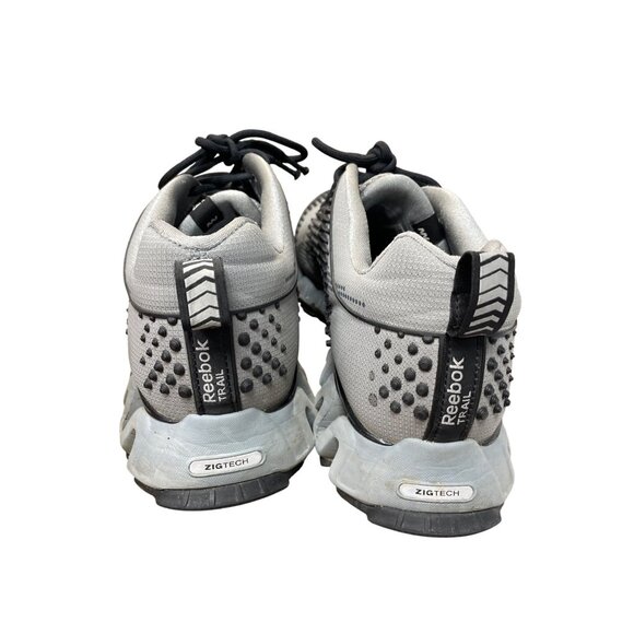 Reebok Zig Tech 2.0  Mens gray black running shoes sneakers size 12 SKU 9281 - Picture 12 of 14